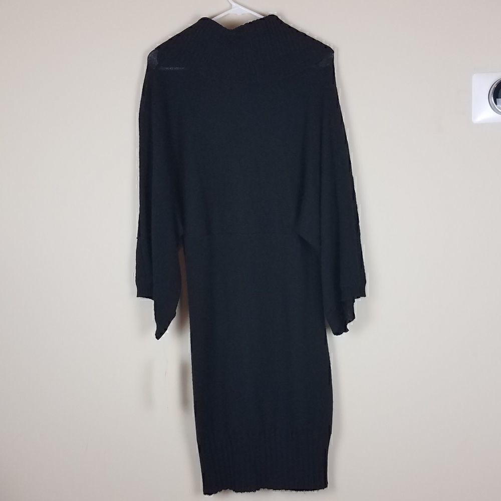 Maggy London Black Turtleneck Sweater Dress - Picture 7 of 10